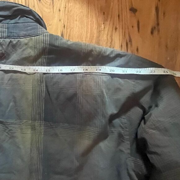 Prana Men’s Reversible Plaid & Solid Brown Jacket Fading Sz XL - Picture 10 of 13